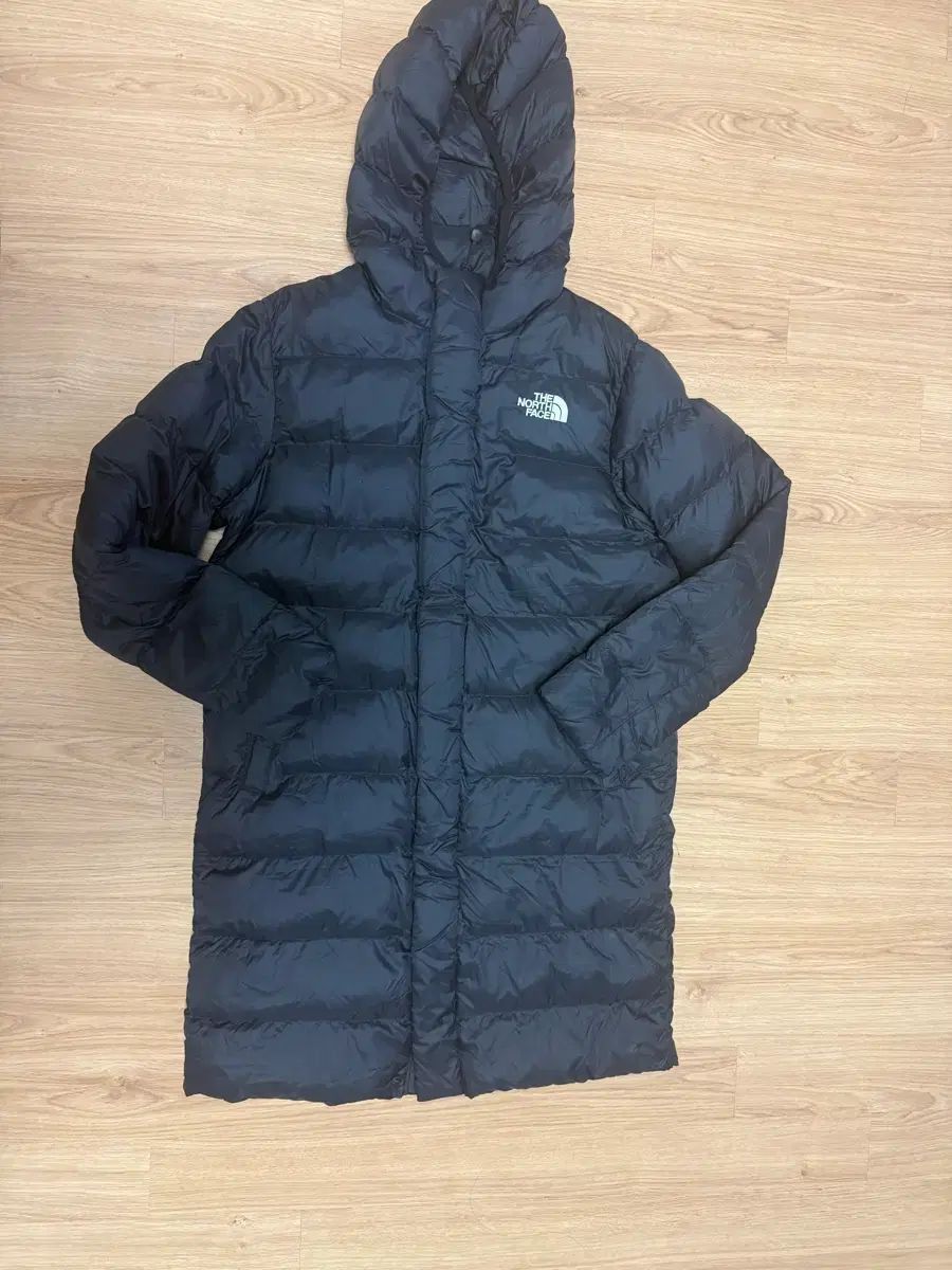 THE NORTH FACE ザノースフェイス キッズ ブラック ロング ダウン コート 160