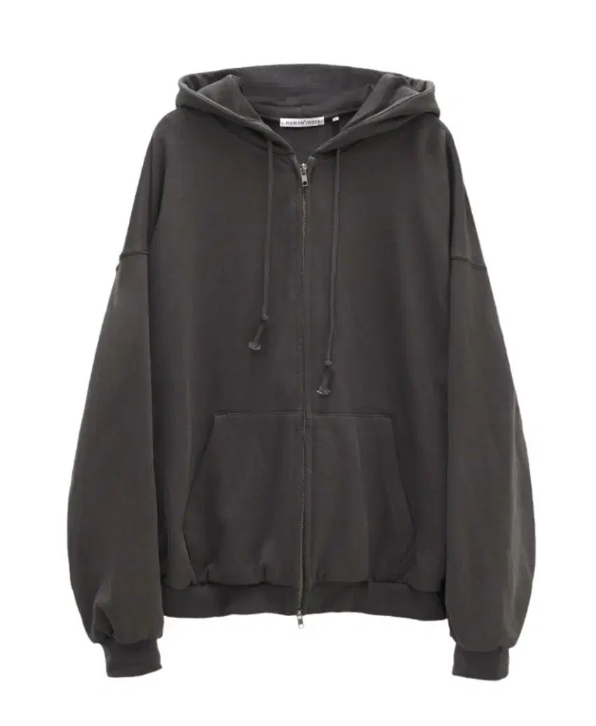 3 ポリテイル ヒューマンメイドインデックス ジップ フーディー ブラウン チャコール