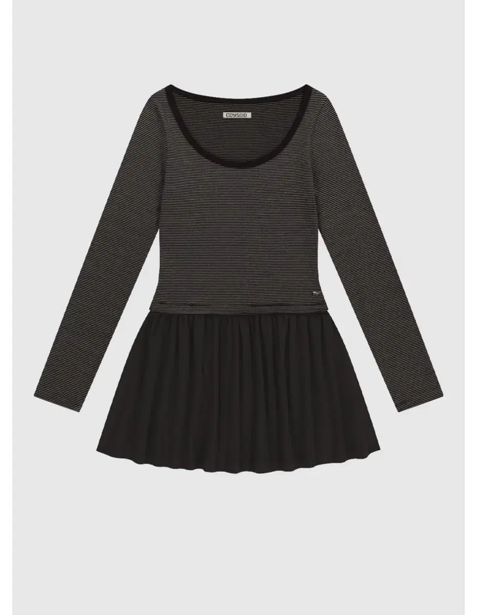 ISSEY MIYAKE イッセイミヤケ ストライプ スポーツブラ ブラウン