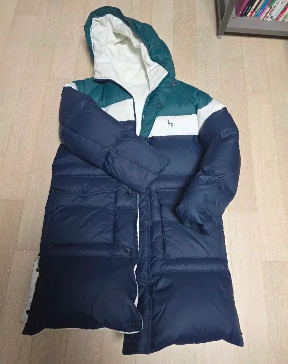 HAZZYS ヘジス リバーシブル ダウンジャケット ロング丈