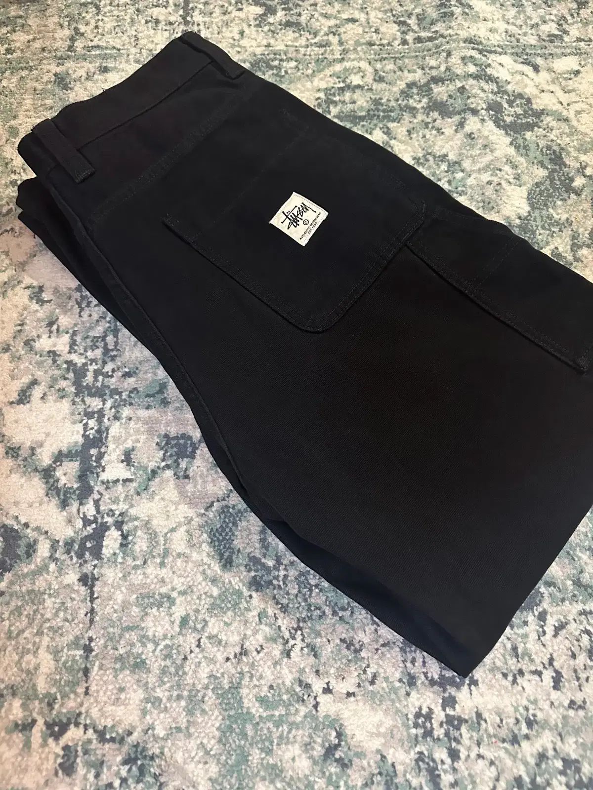 ウォーク パンツ キャンバス ブラック 32