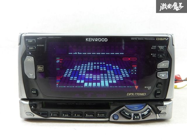 CD/MD/プレイヤー(KENWOOD) 当時物!!】KENWOOD ケンウッド DPX-770MD 2DIN CD MD デッキ