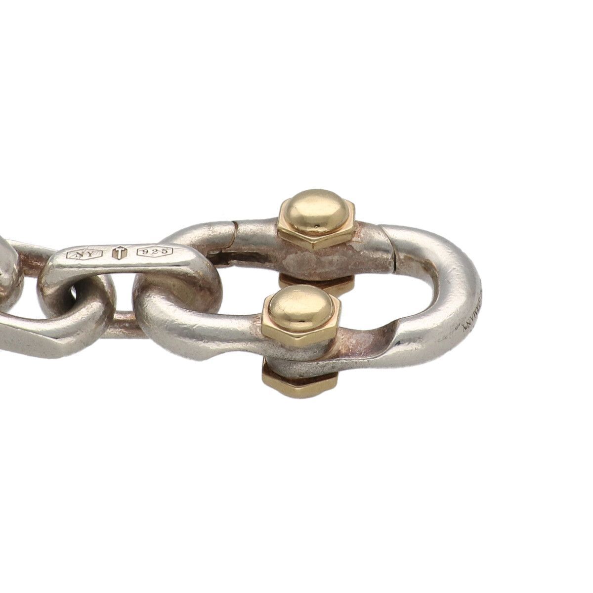 中古】 Tiffany ＆ Co. ティファニー メイカーズ ワイドチェーン