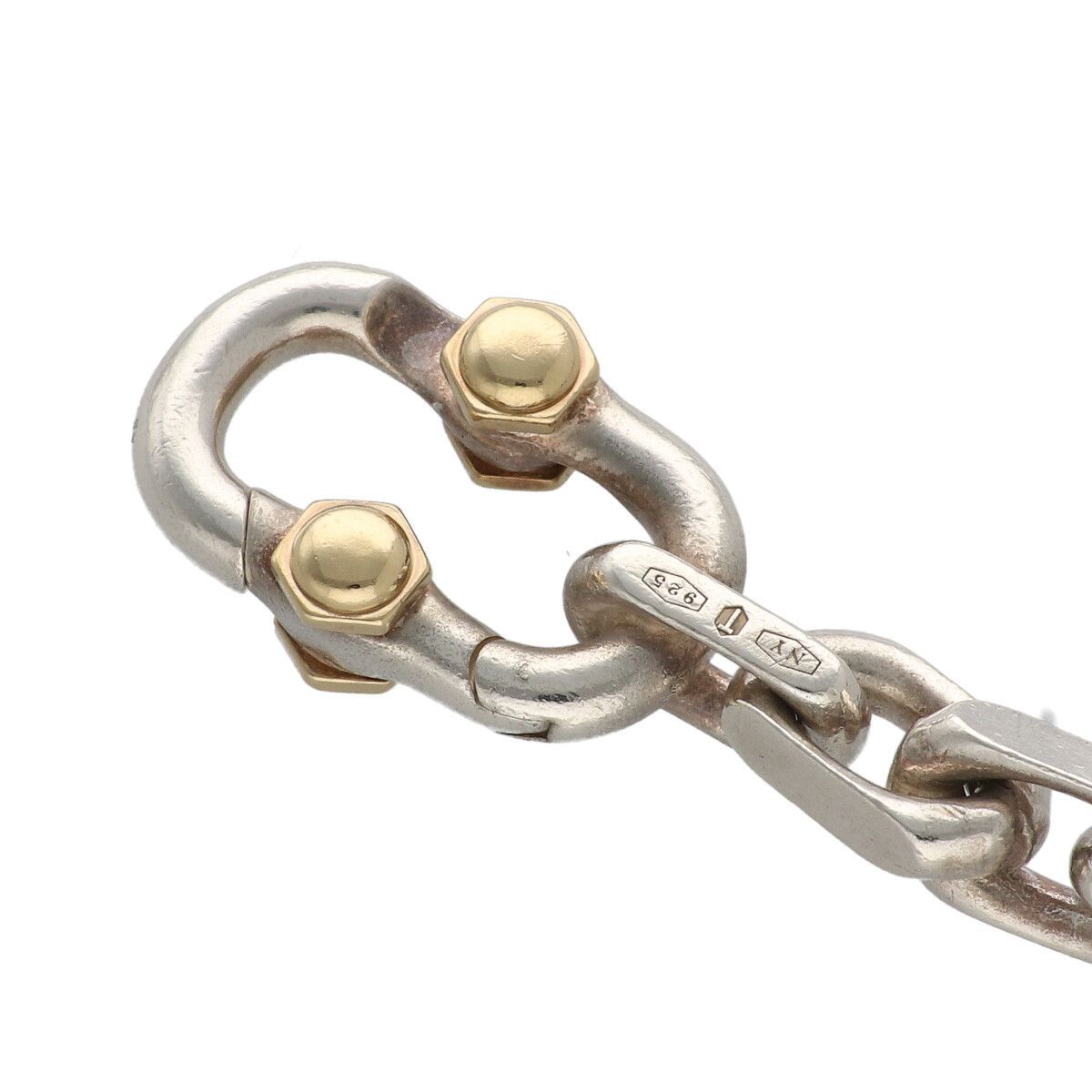 中古】 Tiffany ＆ Co. ティファニー メイカーズ ワイドチェーン