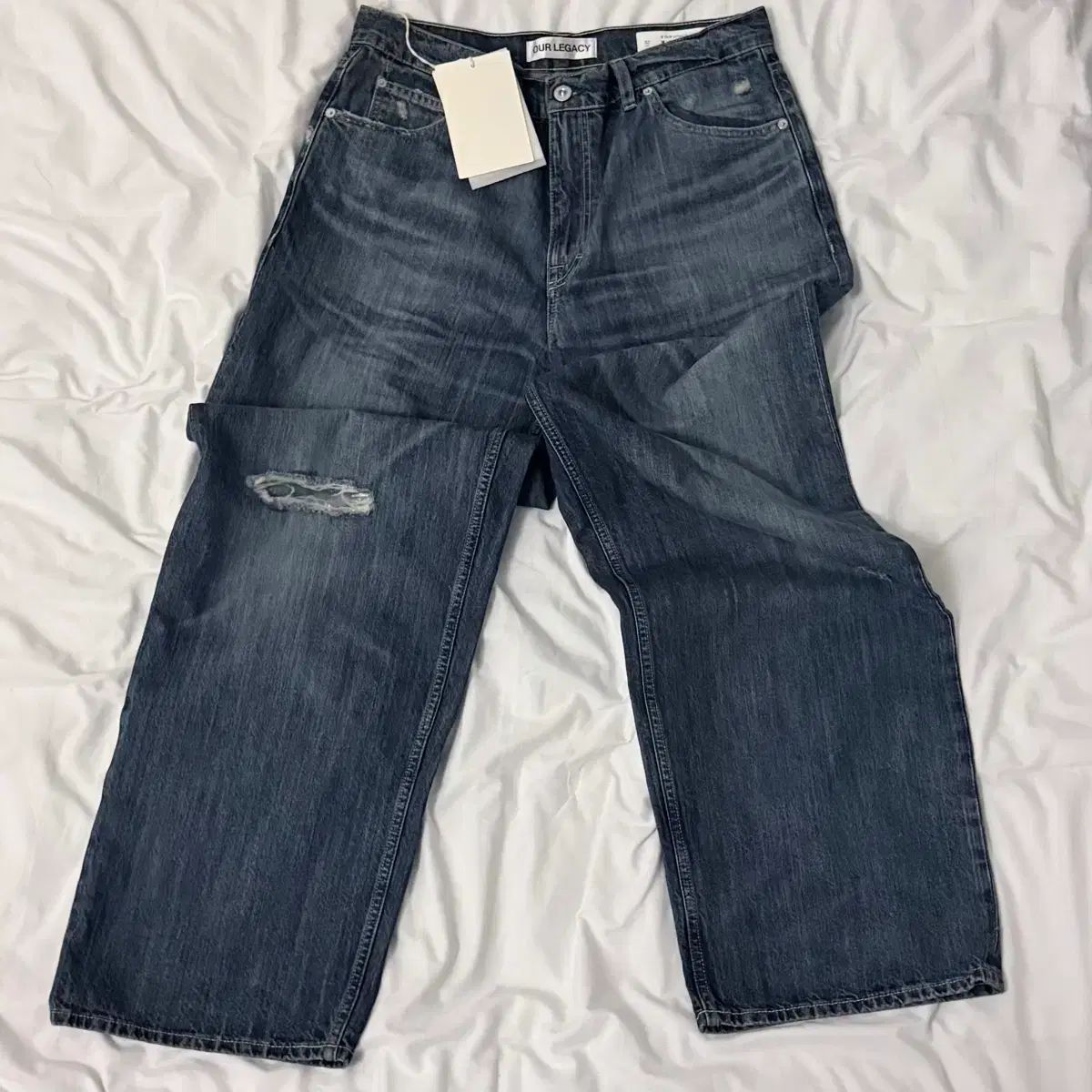 アワーレガシー ヴィンテージ ラバー リーペア デニム 32
