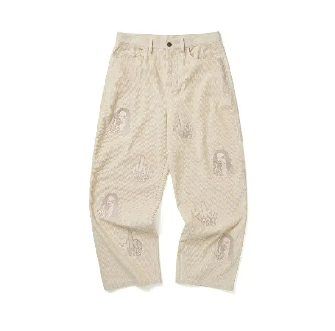 ウィークエンダーズ MONA コットン パンツ アイボリー L