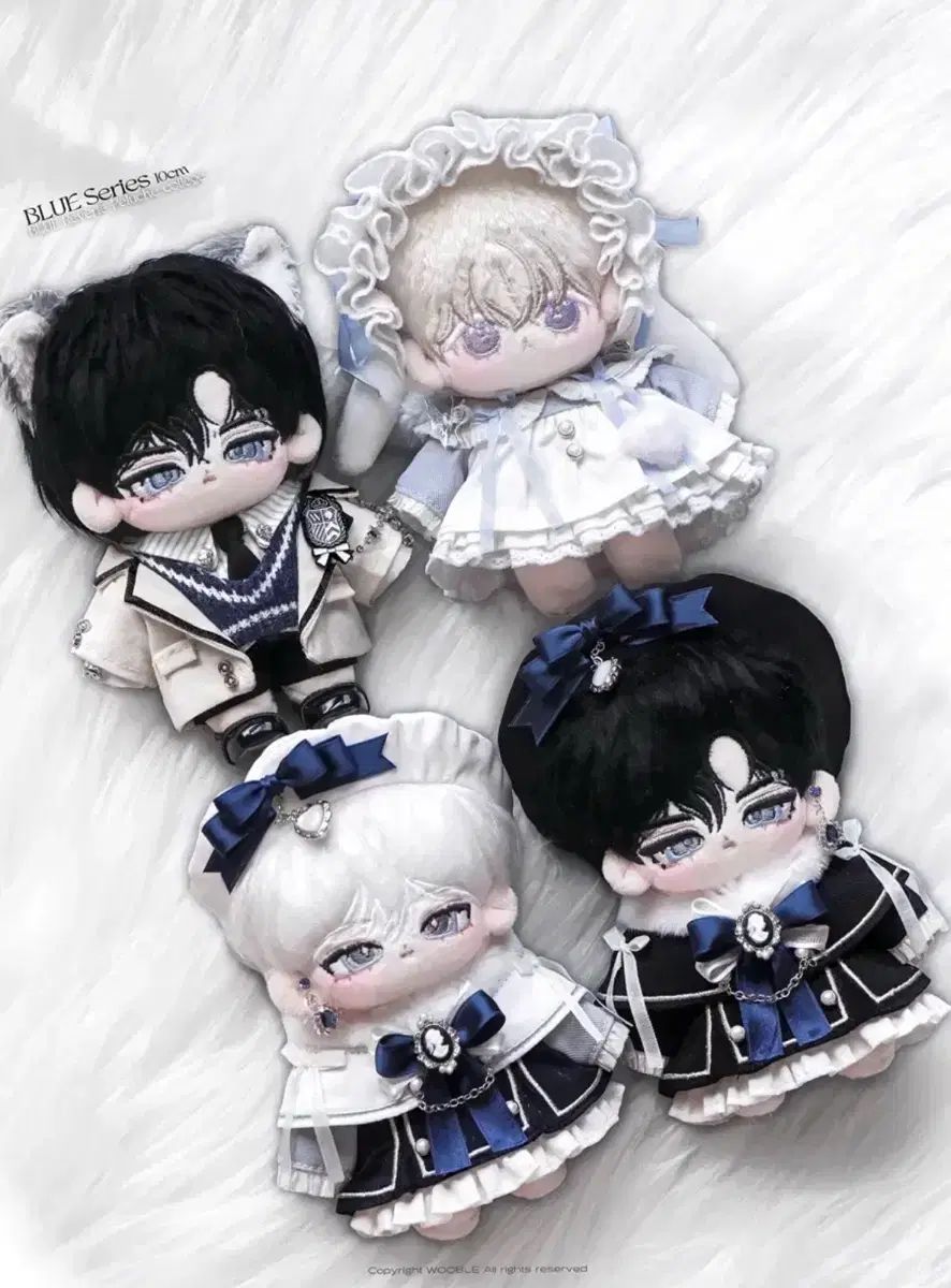 WOOBLE ブルー リーバッグ 白夜 夜 コットンカレッジ