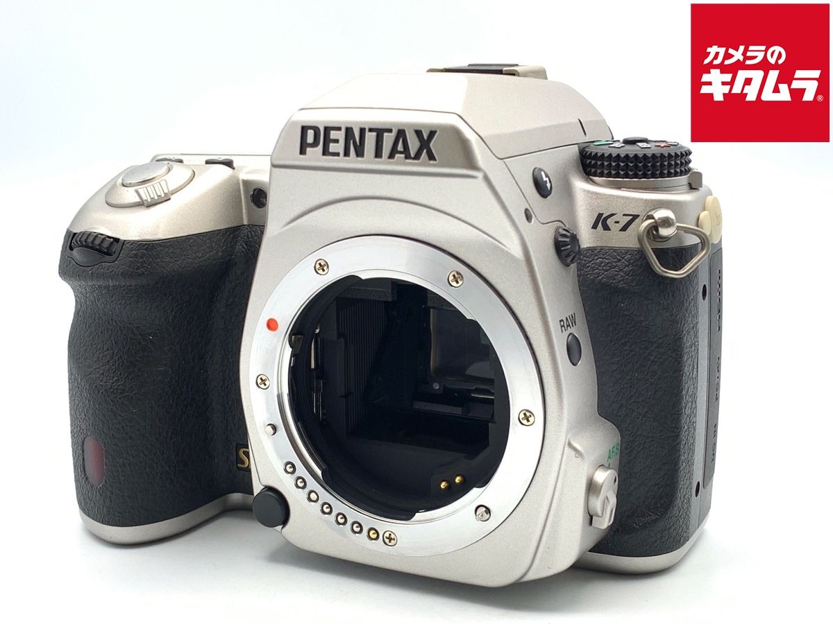 並品 ペンタックス K-7 リミテッドシルバー ボディ