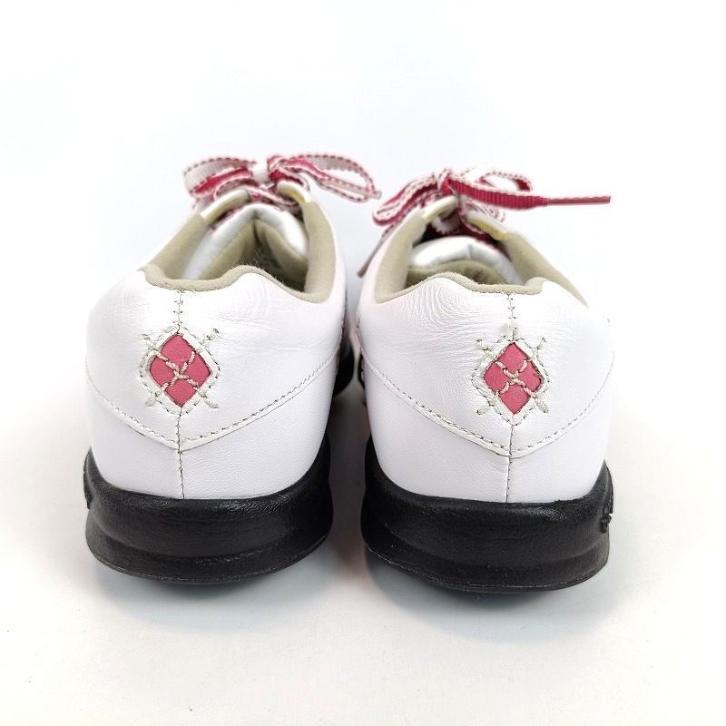 フットジョイレディースゴルフシューズ　23、5 MYJYOIZ FOOT JOY フットジョイ レディース ゴルフシューズ 24.5cm ホワイト