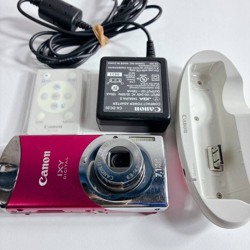 ジャンク Canon IXY DIGITAL L4 リモコン付 キャノン イクシィ