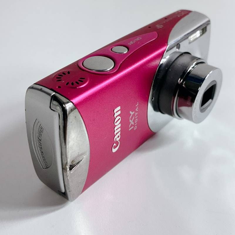 Canon IXY 赤 コンパクトデジタルカメラジャンク ジャンク Canon IXY DIGITAL L4 リモコン付 キャノン イクシィ