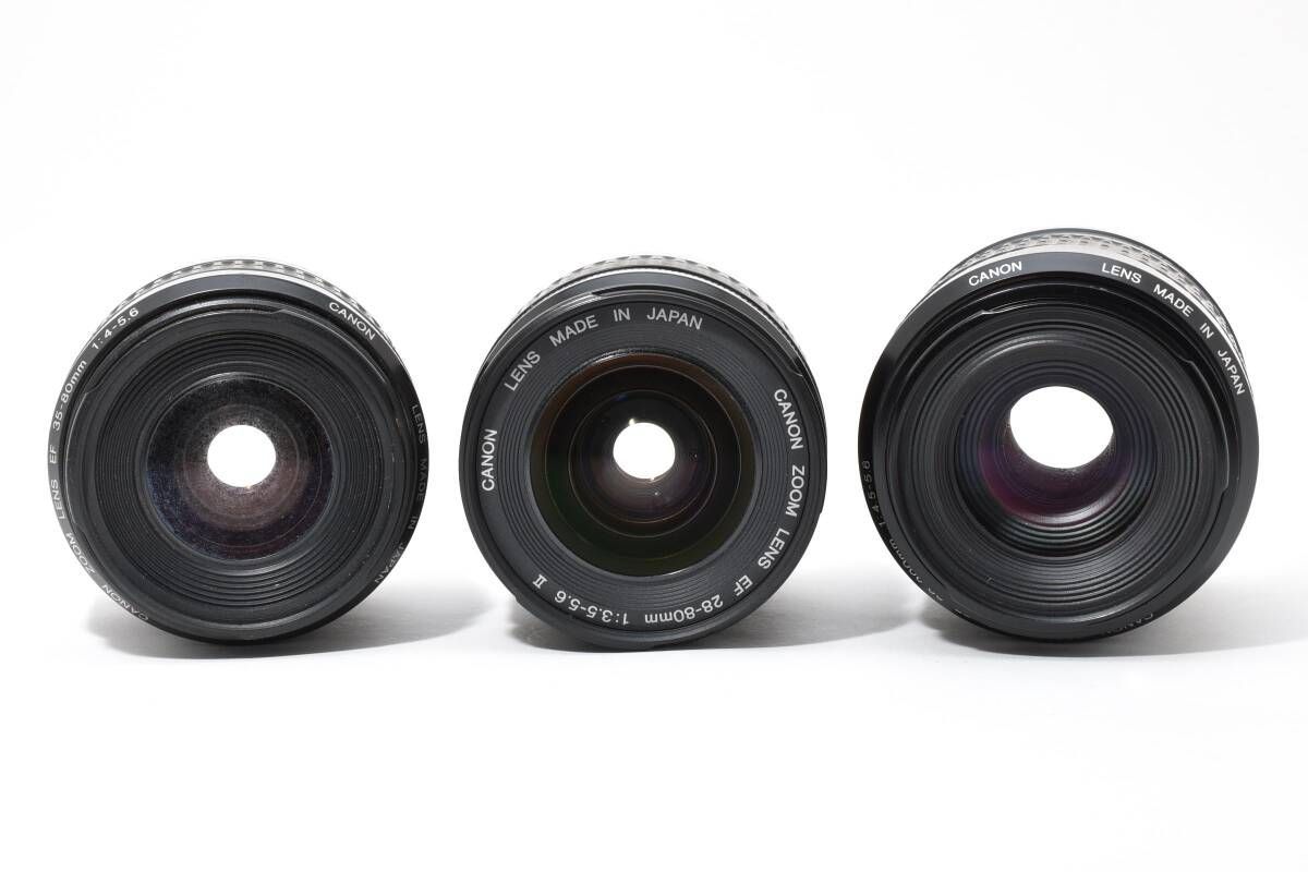 Canon キヤノン EF 80-200 mm F 4.5-5.6 USM|EF 28-80 3.5-5.6 II USM|35-80 4-5.6 USM セット 801