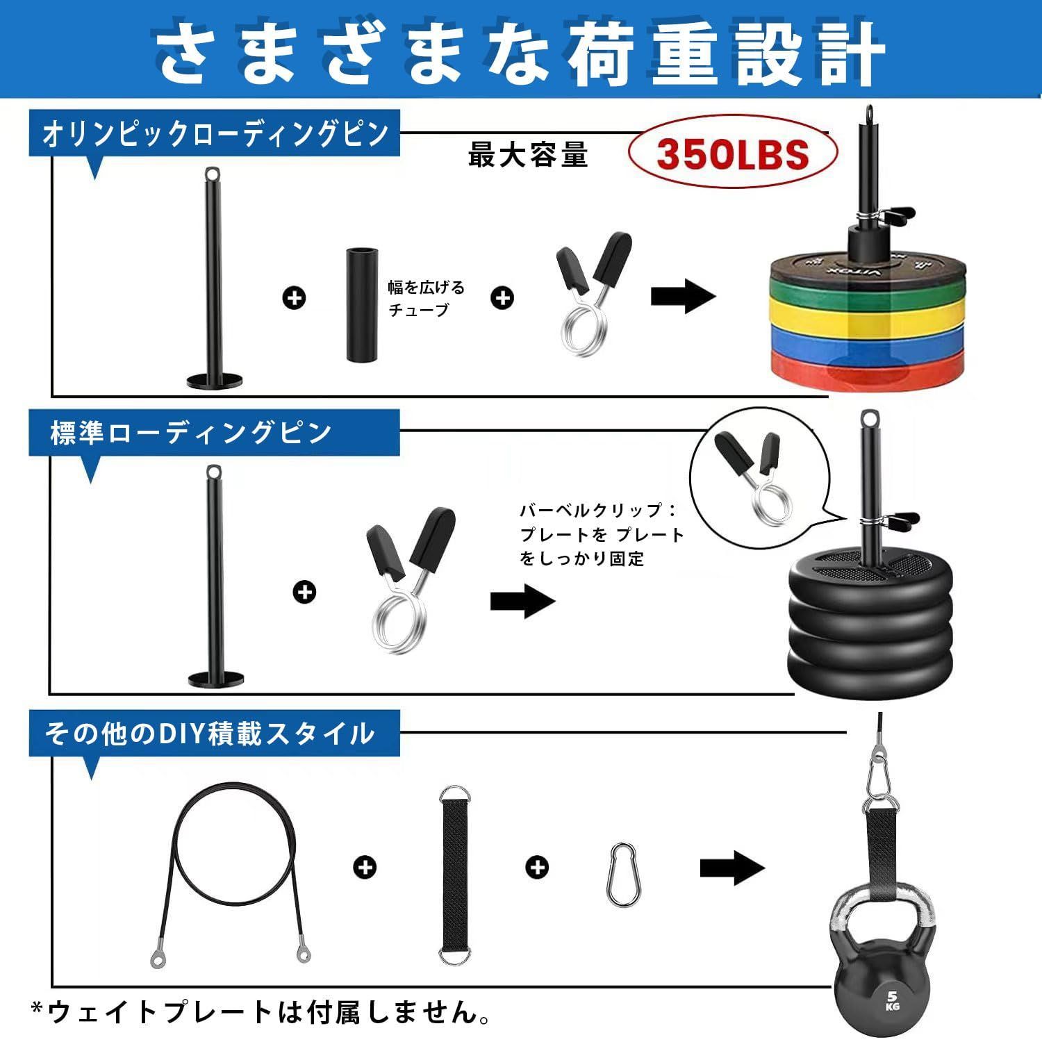 前腕手首トレーナーロープケーブルアクセサリー用 プーリーケーブルマシン