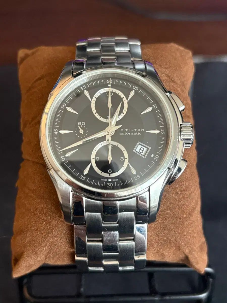  HAMILTON ハミルトン ジャズマスター オート クロノ フルセット 自動巻き時計 腕時計(アナログ)