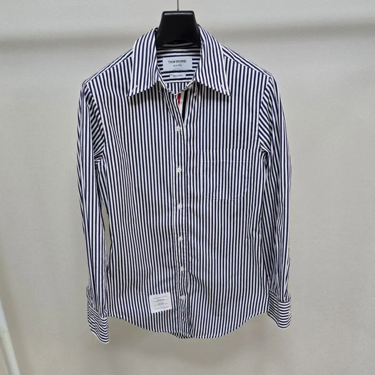 トム ブラウン hedn 3本線 ストライプ シャツ サイズ 38