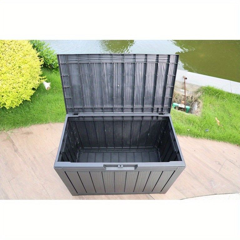 屋外収納に最適 車輪付き 防水 耐候性 メタル収納ボックス コンパクト設計 庭|パティオ|バルコニーに スナック|飲み物|アウトドア用品収納 キャビネット|屋外収納ラック 人気商品 その他 