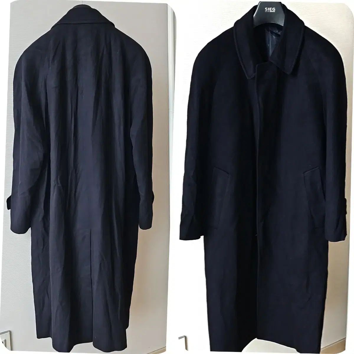 ダックス(100)ウール カシミア メンズ ロングコート - メルカリ