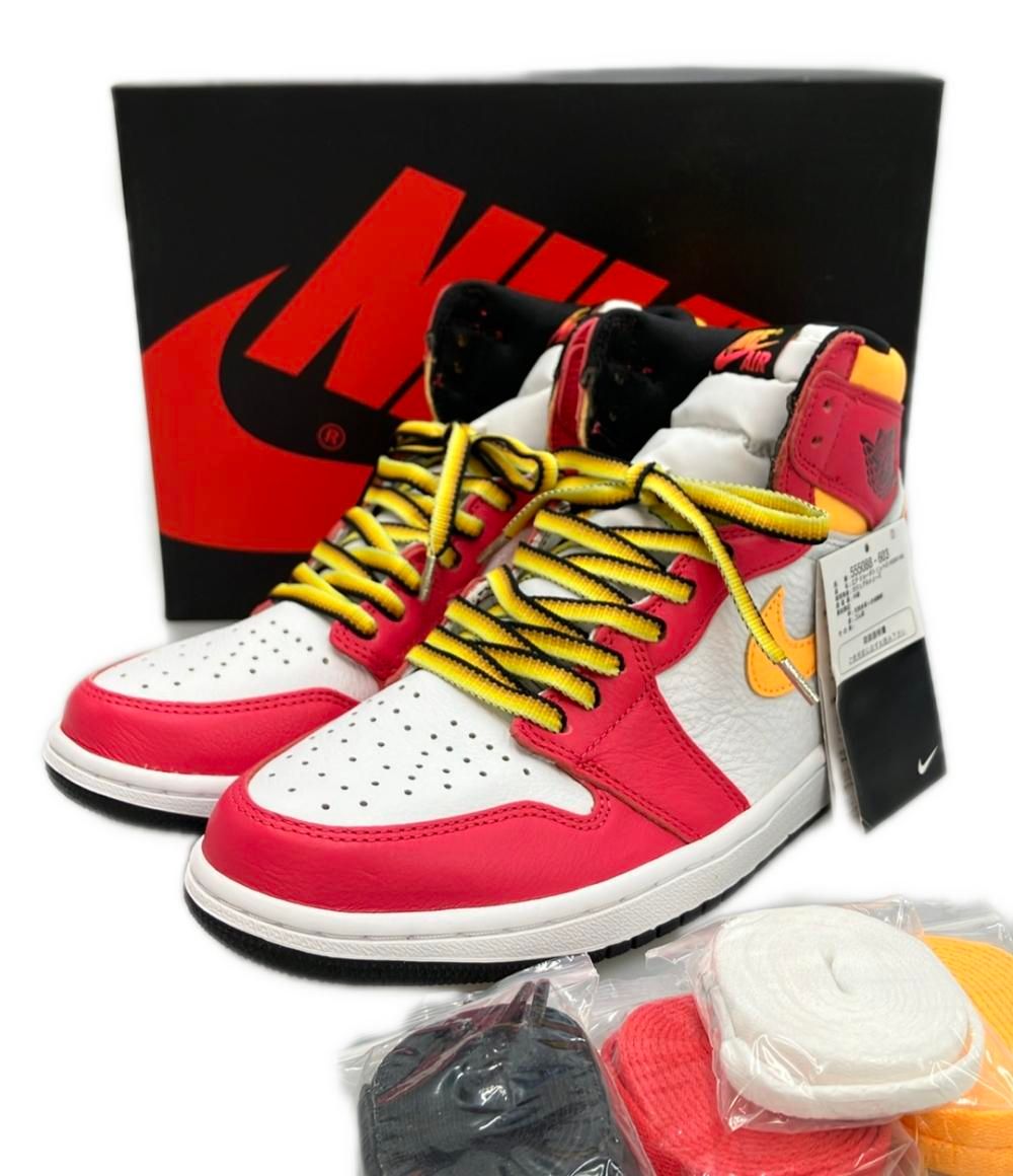 エアジョーダン ナイキ ハイカットスニーカー ライト フュージョンレッド エアジョーダン1 レトロ ハイ OG 555088-603 メンズ SIZE 27.5 L Air Jordan NIKE