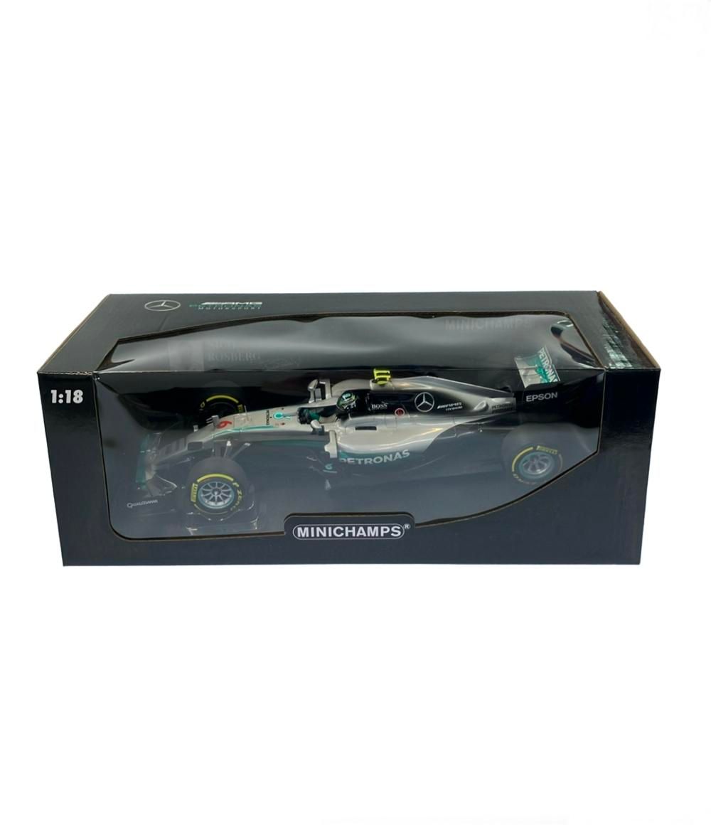 メルセデスAMG F 1 W 07ハイブリッド ニコ ロズベルグ 2016年アブダビGP ワールドチャンピオン 1|18 ミニカー