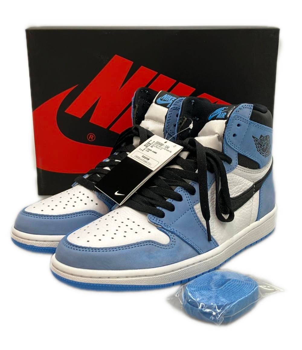 エアジョーダン ナイキ ハイカットスニーカー ユニバーシティブルー エアジョーダン1 レトロ ハイ OG 555088-134 メンズ SIZE 27.5 L Air Jordan NIKE