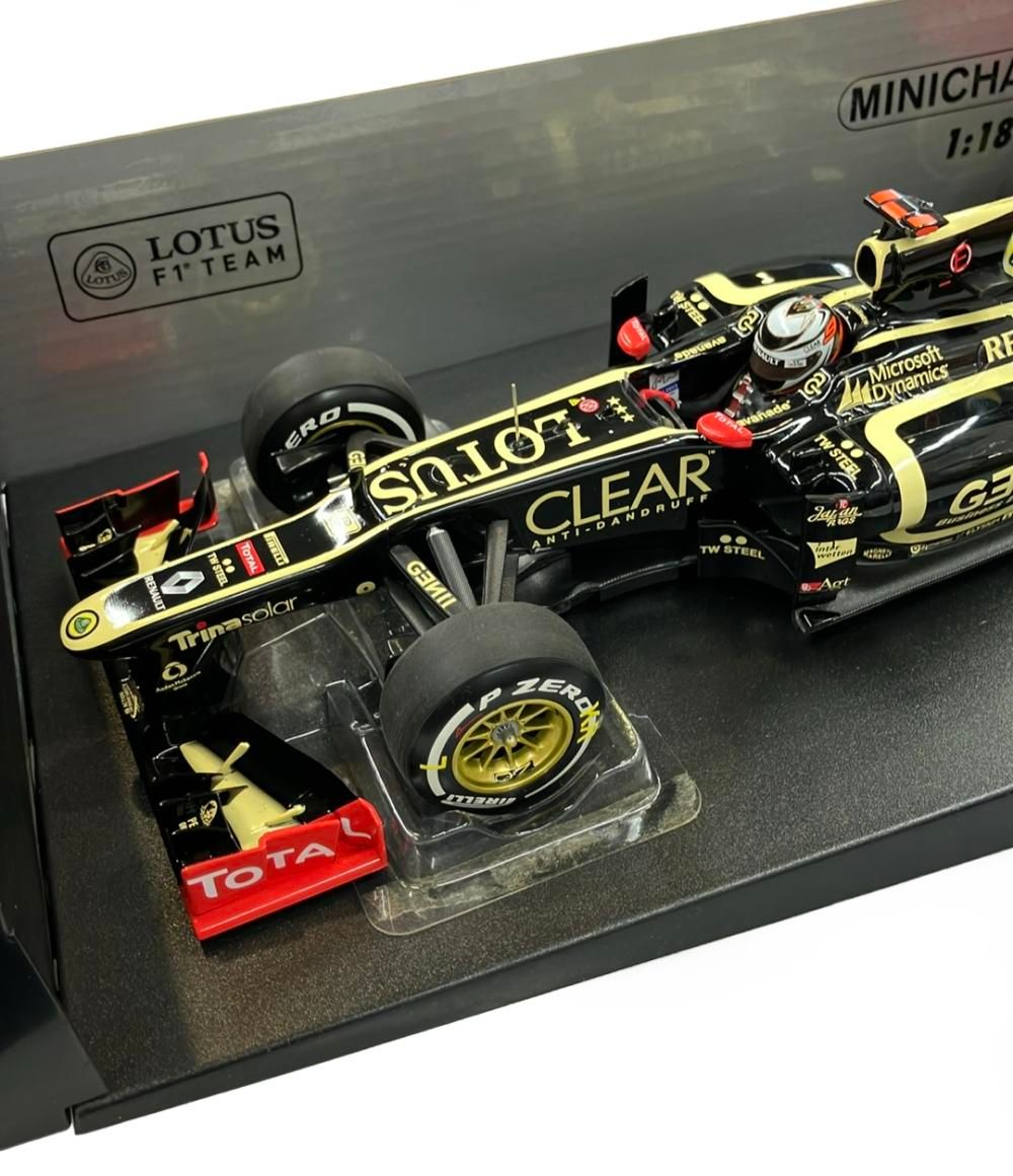 ミニチャンプスロータスF1E20K.ライコネンアブダビGP優勝モデル MINICHAMPS ロータスルノー E20 キミ・ライコネン 2012年アブダビGP