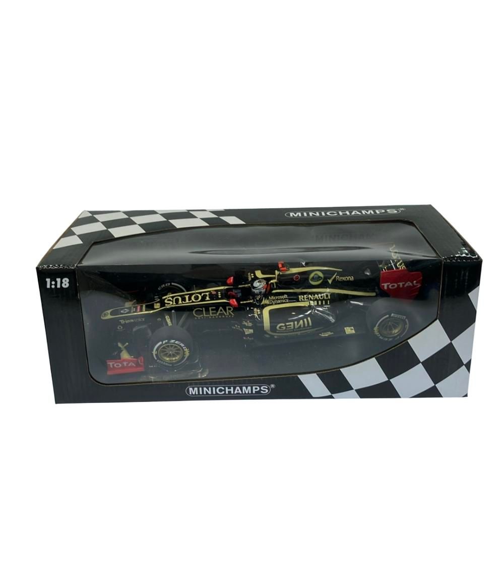 F1ミニカーロータス　ライコネン　2012年 MINICHAMPS ロータスルノー E20 キミ・ライコネン 2012年アブダビGP
