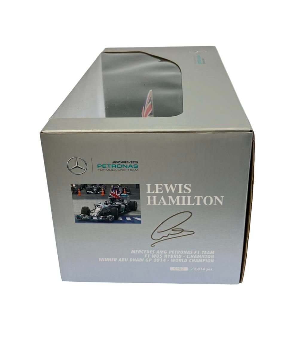 ミニチャンプス メルセデスAMG F 1 W 05ハイブリッド ルイス ハミルトン 2014年ワールドチャンピオン 18 ミニカー