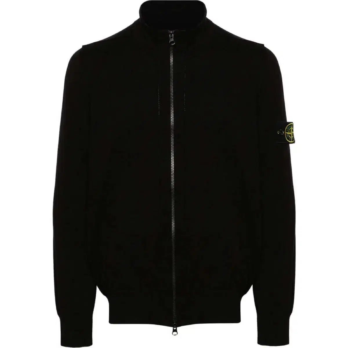 24 SS ストーンアイランド ワッペン ジップアップ カーディガン ジャケット L