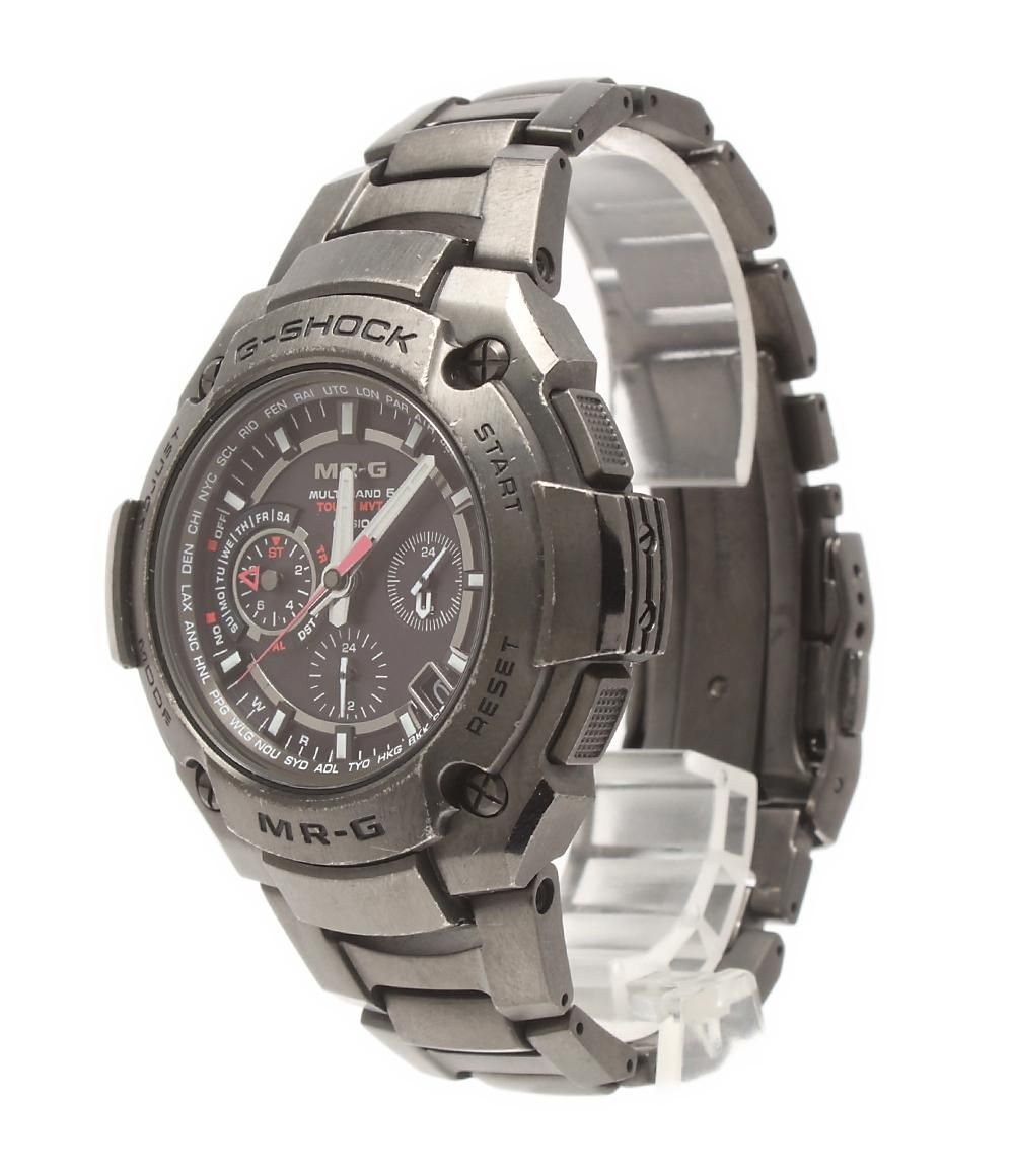 カシオ 腕時計 MR-G G-SHOCK MRG-8100 B ソーラー ブラック メンズ CASIO