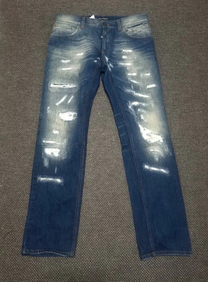 ドルチェ＆ガッバーナ デニム ズボン ウォッシュ スティッチ 48