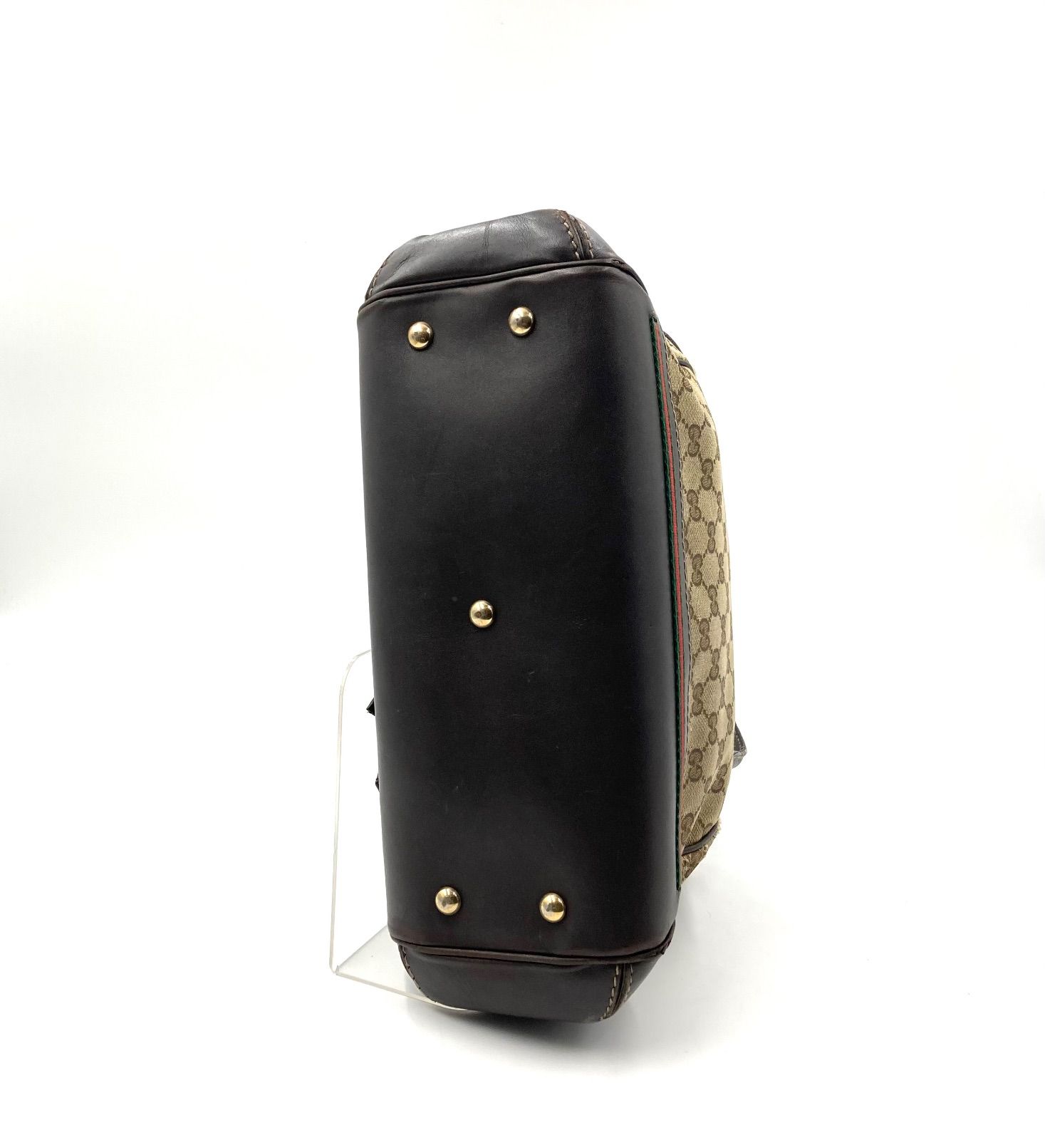 バッグ GUCCI グッチ シェリーライン GGキャンバス 2way トートバッグ 