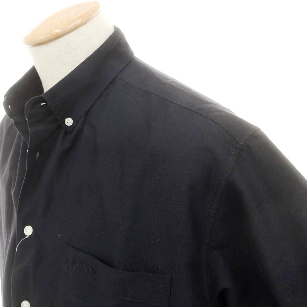 シュプリーム Supreme 春夏 Loose Fit Oxford S|S Shirt ボタンダウン 半袖シャツ ブラック サイズS メンズ