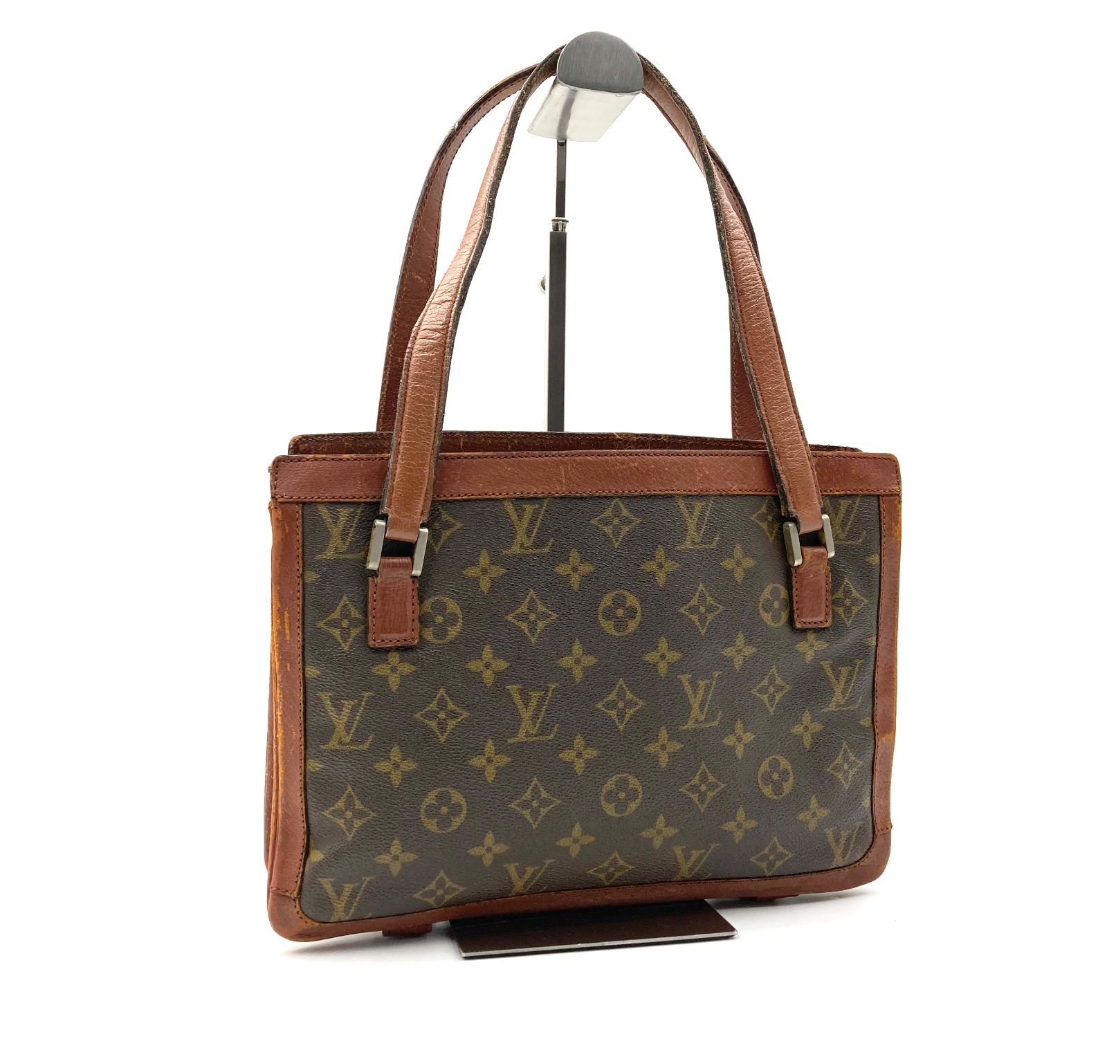 モノグラムPVCコーティングキャンバス×レザー