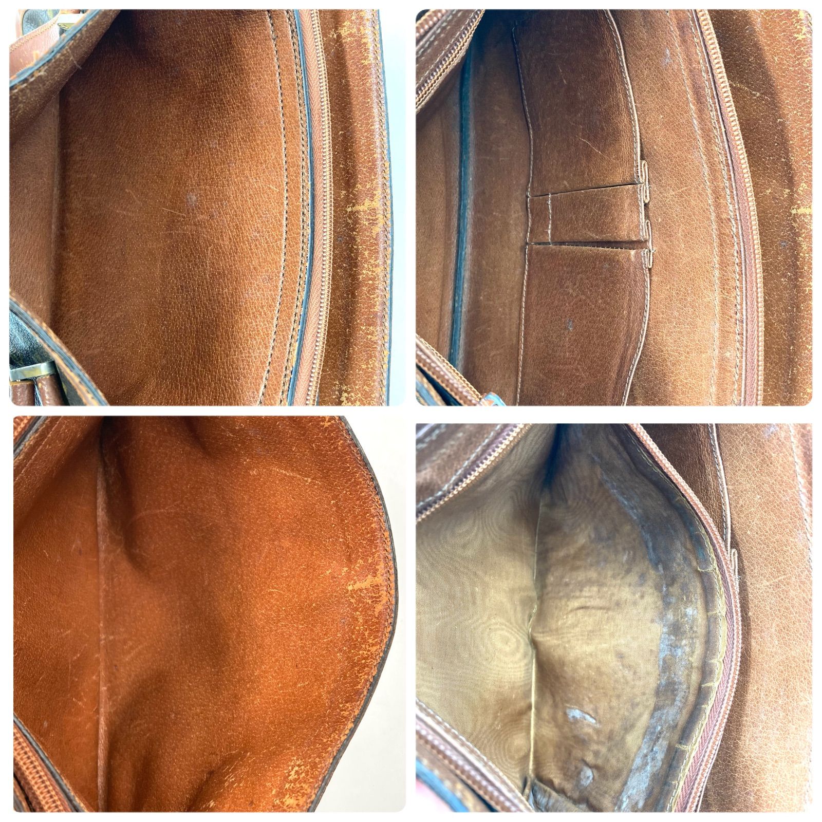 ハンドバッグ モノグラムPVCコーティングキャンバス×レザー