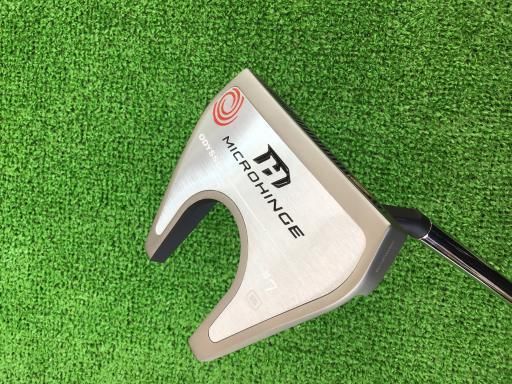 中古】 オデッセイ MICROHINGE #7 S 34インチ パター PT スチール