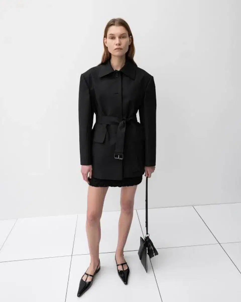 Orr オル ハーフ ステンカラーコート 1回着用 定価328