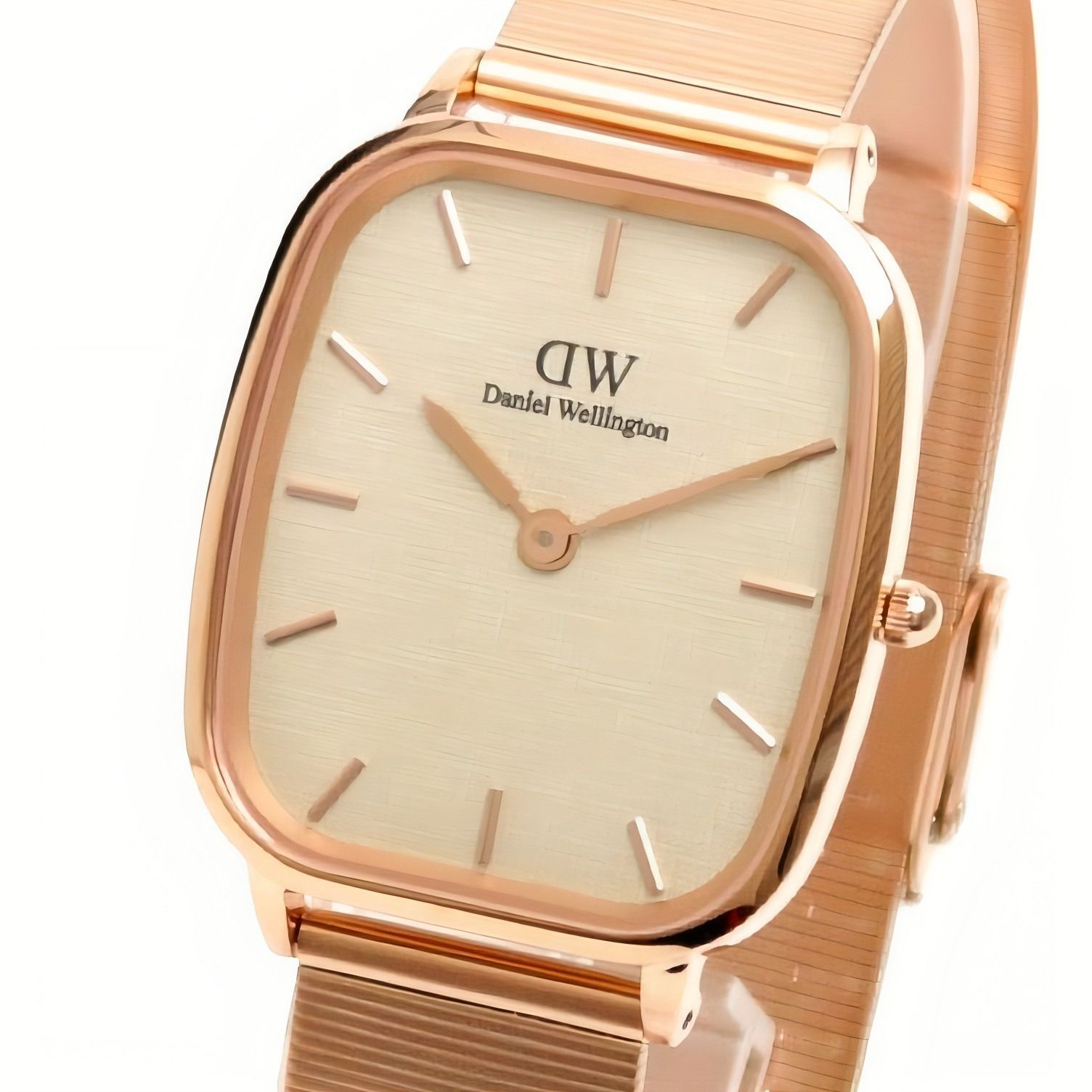 ギフト対応可 ダニエルウェリントン DANIEL WELLINGTON 腕時計 Marlon Wire Linen Rose G レディース リネン ローズゴールド クオーツ アナログ おしゃれ ブランド プレゼント