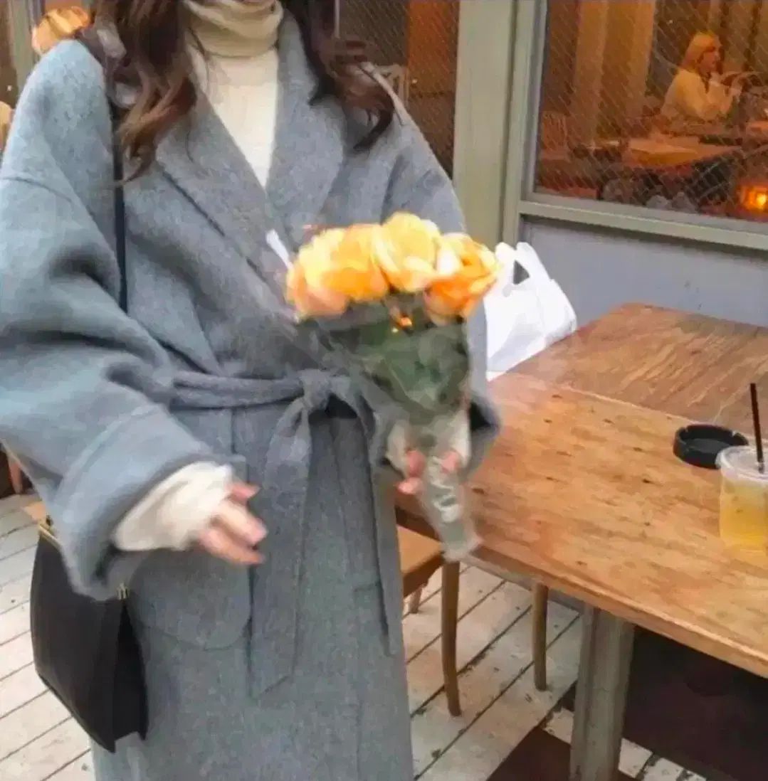 80 reirai アルパカ ハンドメイド コート タグ