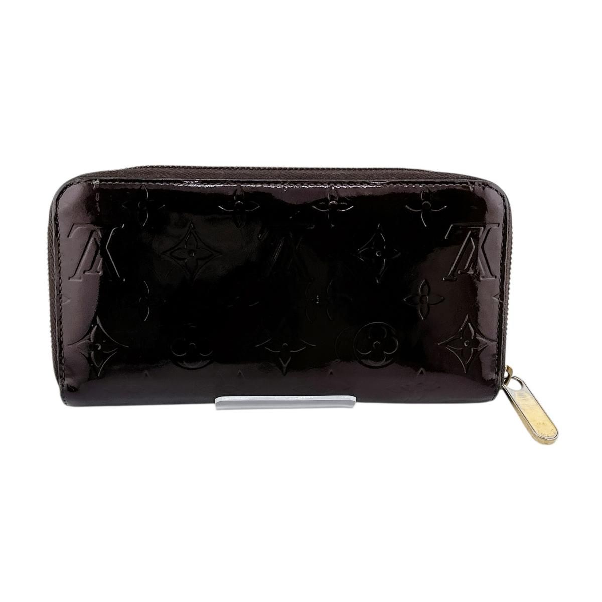 ルイヴィトン M 93575 モノグラム ラウンドファスナー ジッピーウォレット 長財布 LOUIS VUITTON マゼンタ