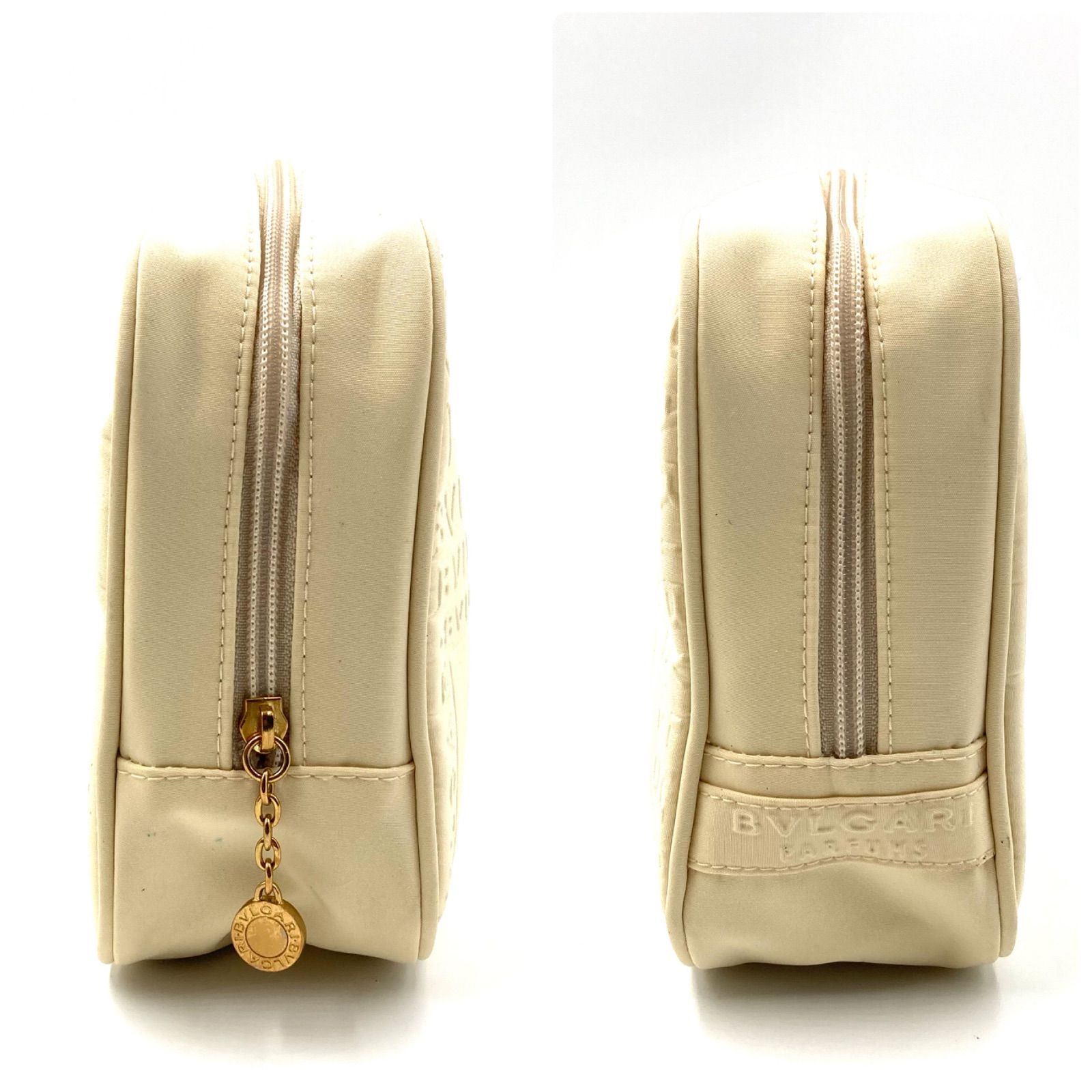 □極美品□BVLGARI ブルガリ ロゴ総柄 ノベルティコスメポーチ 