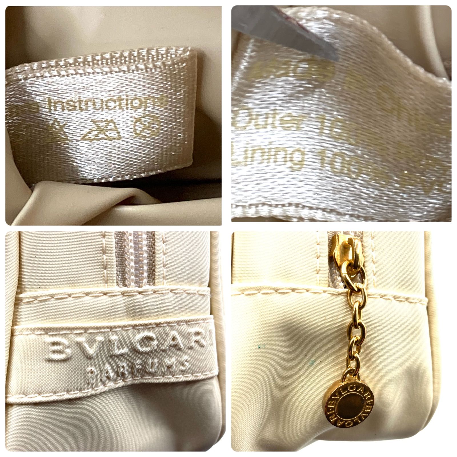 □極美品□BVLGARI ブルガリ ロゴ総柄 ノベルティコスメポーチ 