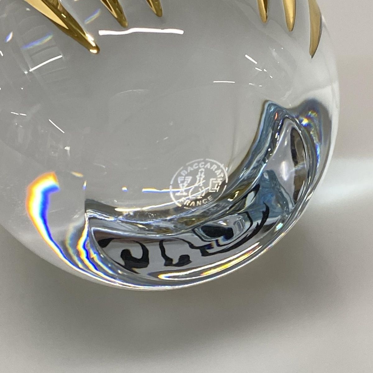 Baccarat(バカラ) 小物美品 - クリア×マルチ 置物/達磨/ダルマ - メルカリ