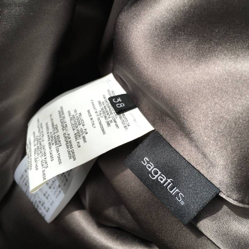 極美品 イタリア製 MAVINA マヴィナ sagafurs サガファー MINK ミンク