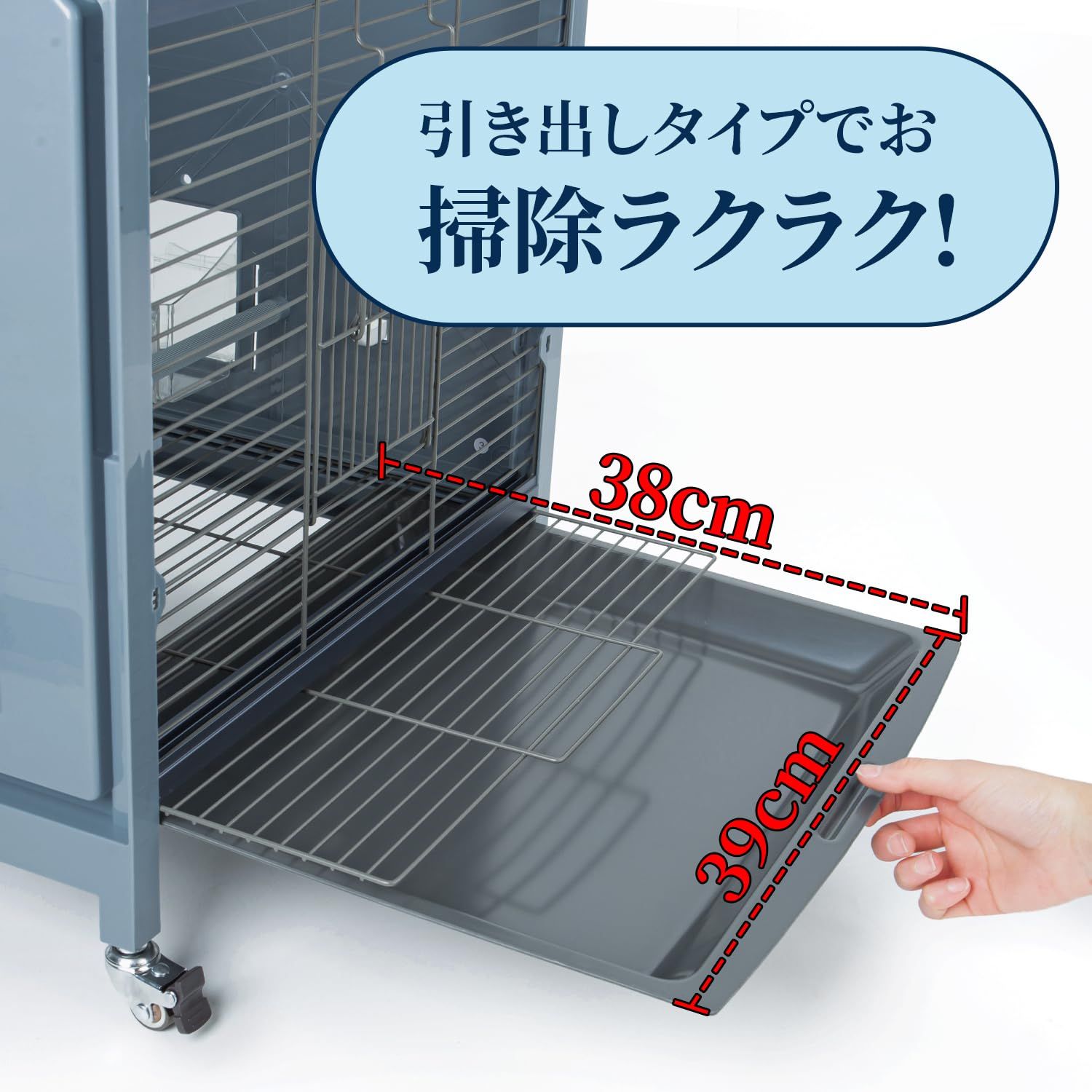 新品 鳥かご 長さ43cm*幅39㎝*高さ59cm 中型 鳥ケージ 豪華バード