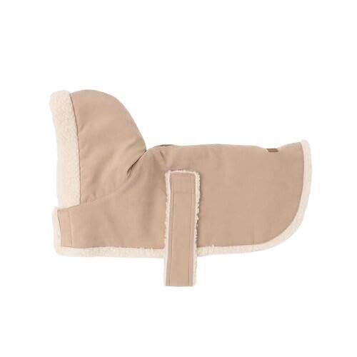 moncheri モンシェリ ムートン風フードボアケープ 犬 服 ドッグウェア 小型犬 S|ベージュ かわいい おしゃれ お出かけ 旅行 ブランド トイプードル チワワ