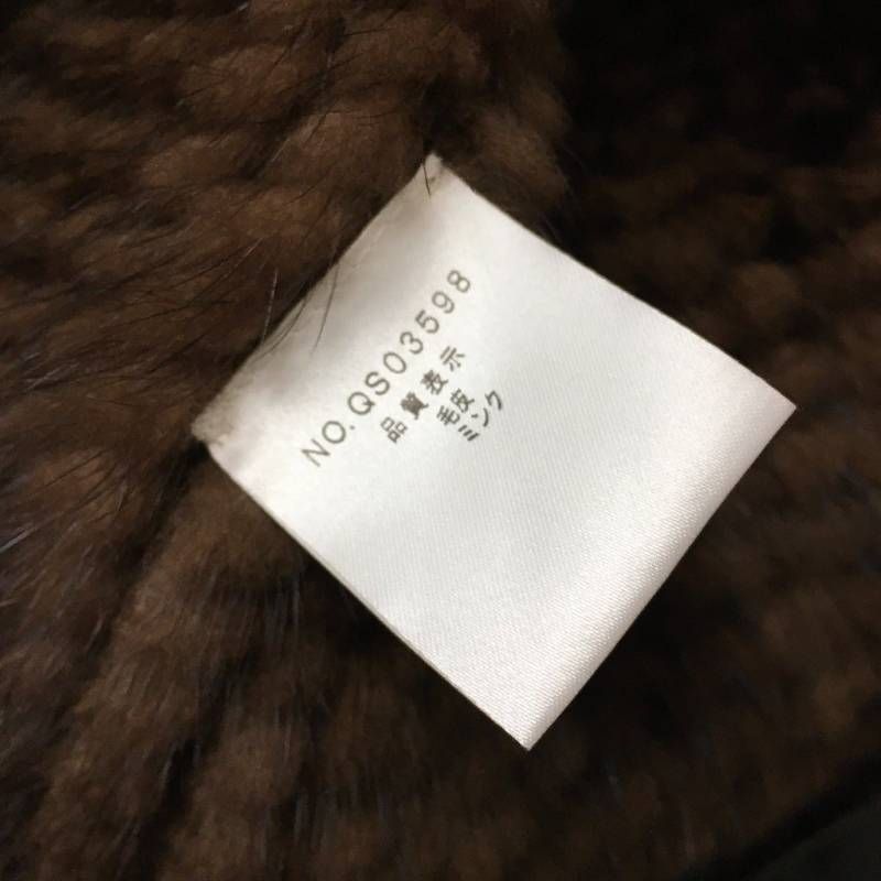 美品 DANA PARISダナパリ ロング ミンク フード付き ベストF 美品 DANA