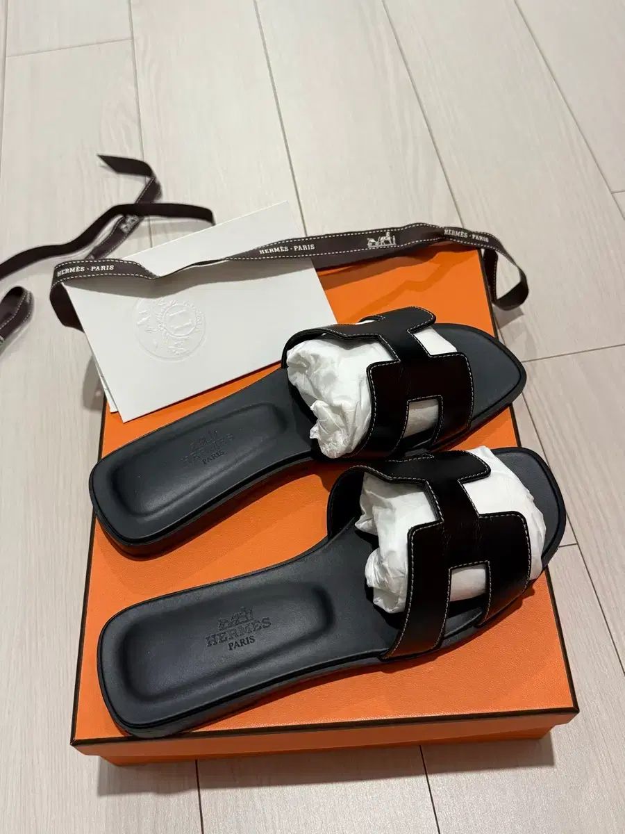 エルメス オラン サンダル ブラック フルセット 36 5