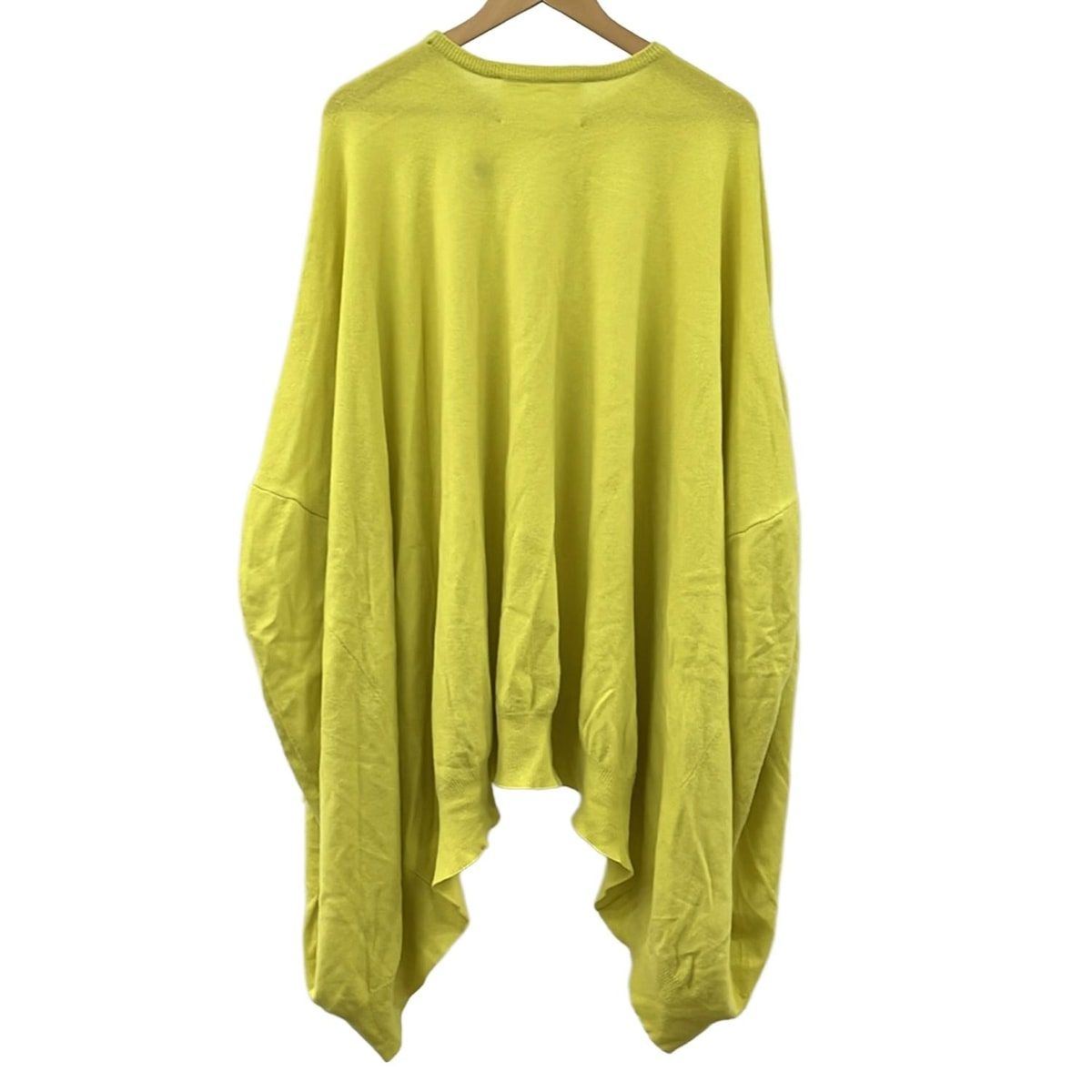 美品✨マイラン MYLAN カシミヤ100% スリットワンピース　イエロー 美品✨マイラン MYLAN カシミヤ100% スリットワンピース イエロー