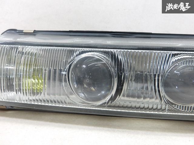 レンズ割れ無し日産 純正OP S13 シルビア 前期 2連 プロジェクター