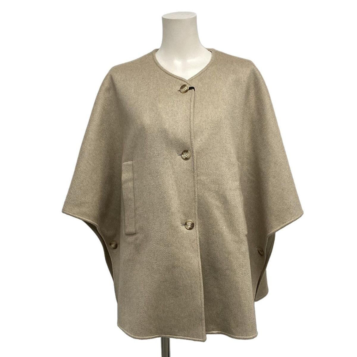 MaxMara ベージュ ポンチョ S MaxMara ベージュ ポンチョ S